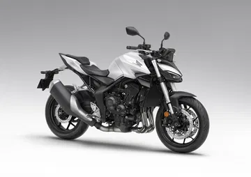 La Honda CB1000 Hornet 2025 en todo su esplendor lateral.