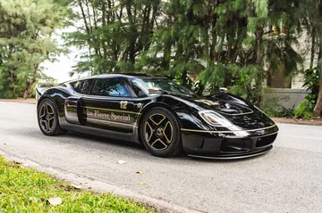 El Radford Type 62-2 conducido por Jenson Button en Goodwood.