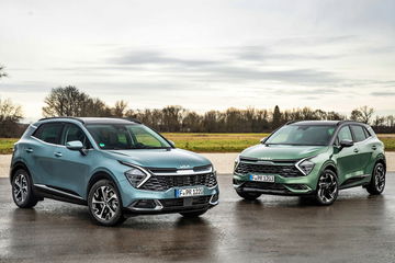 Kia Sportage 1.6 CRDi MHEV mostrando su diseño y eficiencia híbrida.