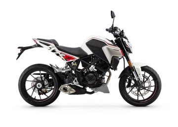 Naked Kove NK-125R, ideal para principiantes, motor Loncin confiable.