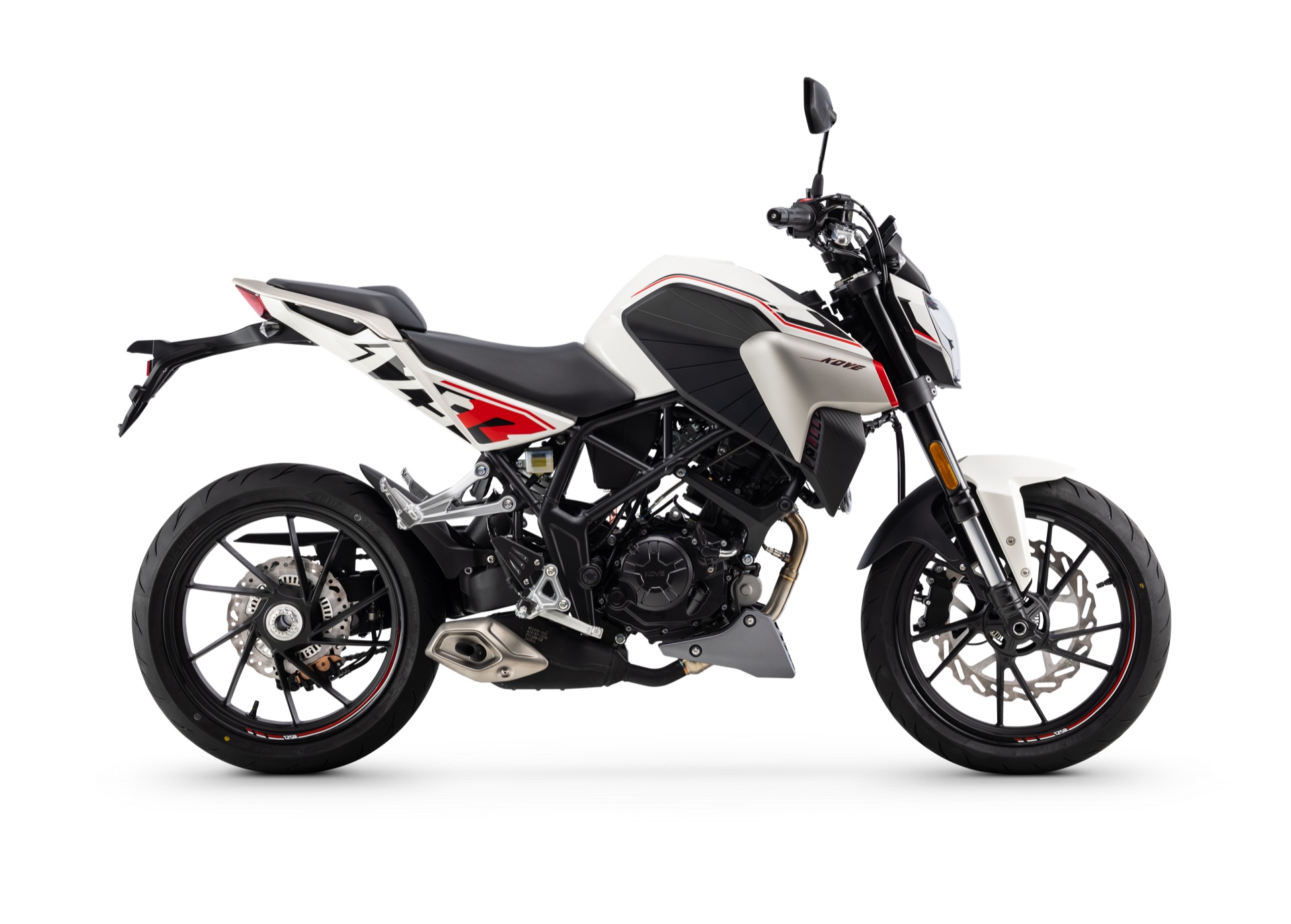 Naked Kove NK-125R, ideal para principiantes, motor Loncin confiable.