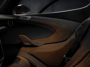 Detalles exclusivos del volante en el nuevo McLaren W1.