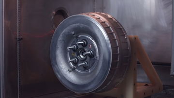Una rueda con motor integrado, promesa para vehículos eléctricos.