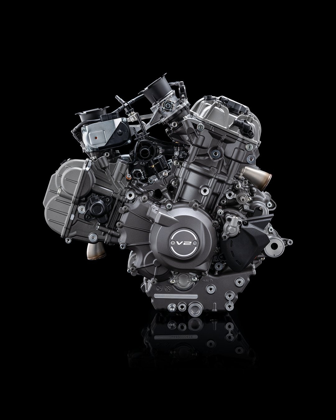 Ducati estrena motor V2 ligero y potente, con hasta 126 CV y solo 54,4 kg.