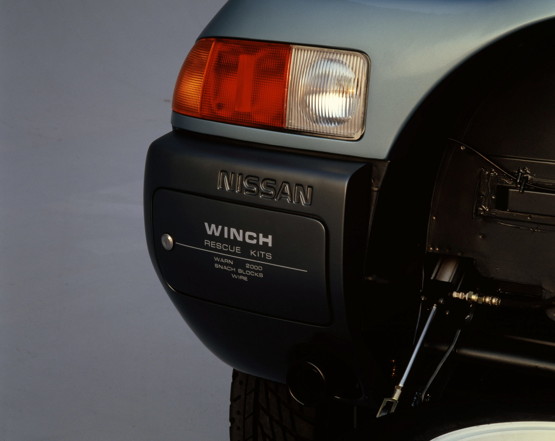 Vista del innovador sistema de rescate incluido en el Nissan Judo.