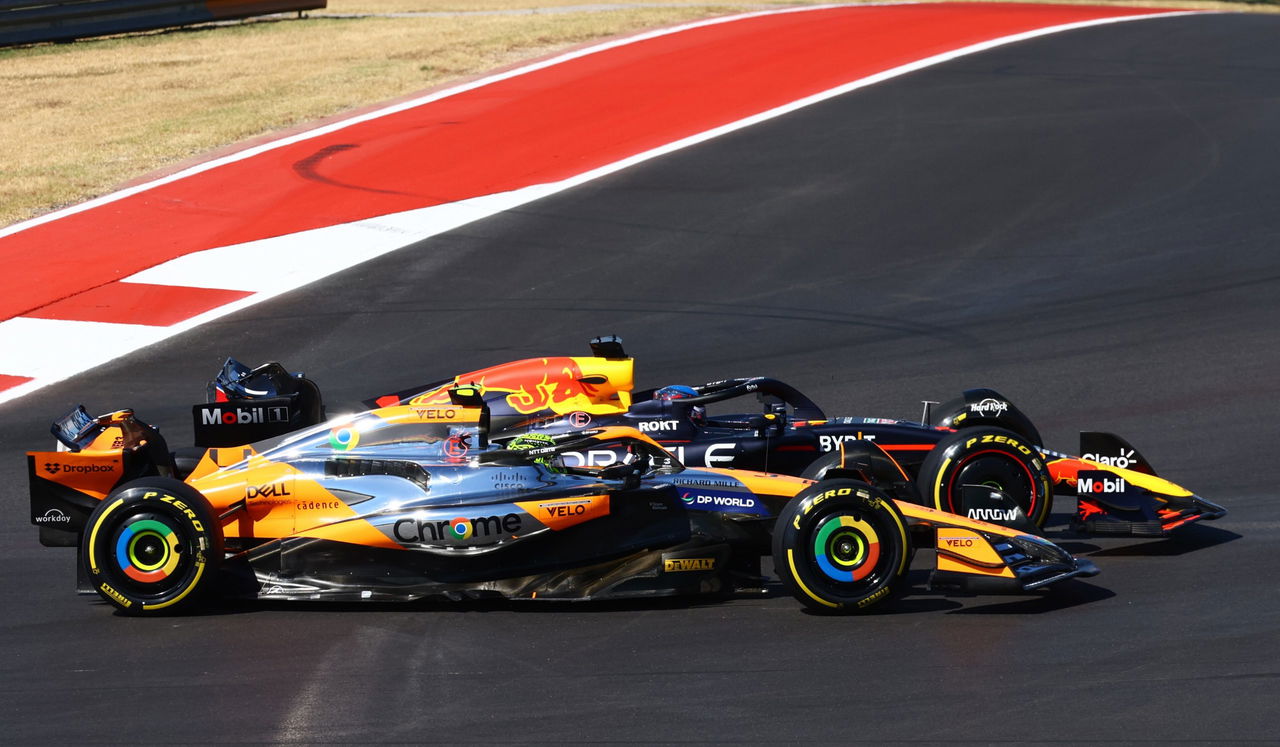 Lucha intensa en la F1, McLaren vs Red Bull en la pista estadounidense