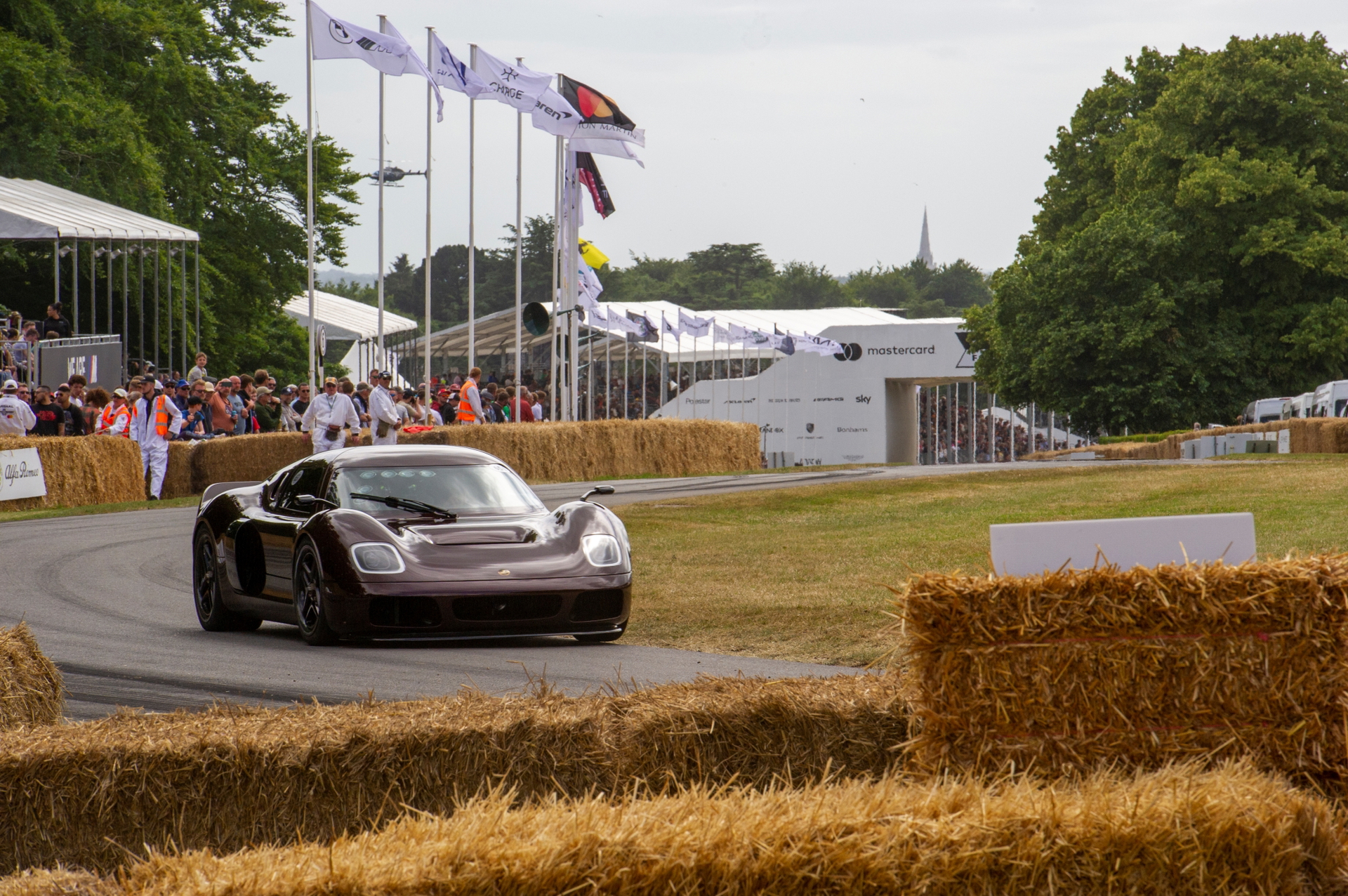 El Radford Type 62-2 recibiendo el Michelin Showstopper en Goodwood.