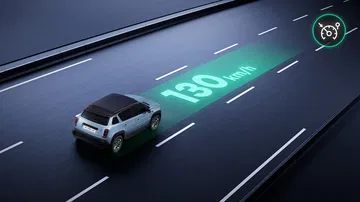 Vista del panel de instrumentos digital del nuevo Renault 4.