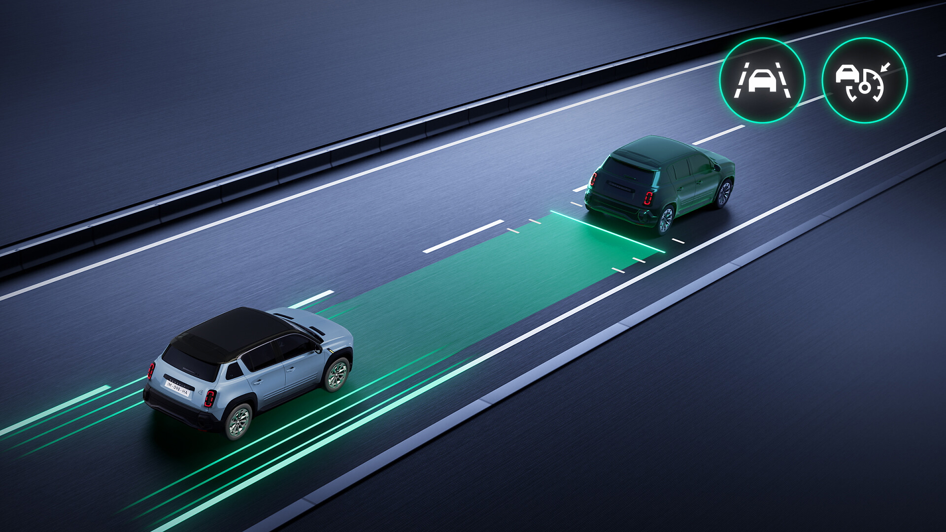 Visión de la tecnología de asistencia a la conducción en el nuevo Renault 4.