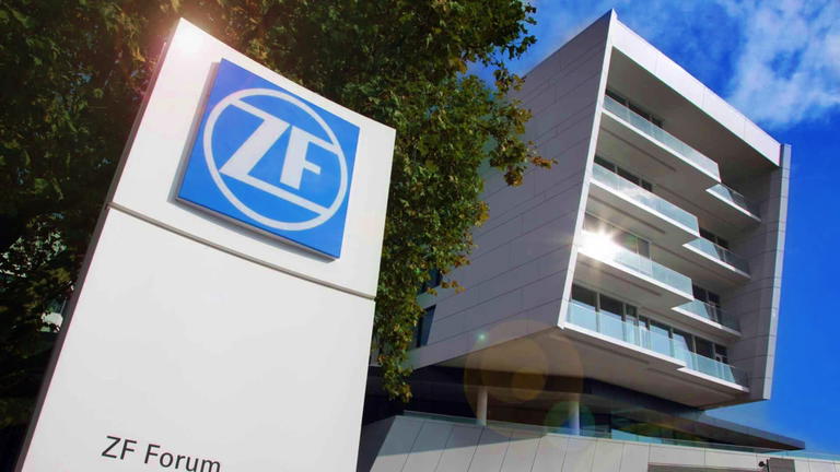 Vista de la sede de ZF, reflejando tensiones en la cadena de suministro tecnol&oacute;gico.