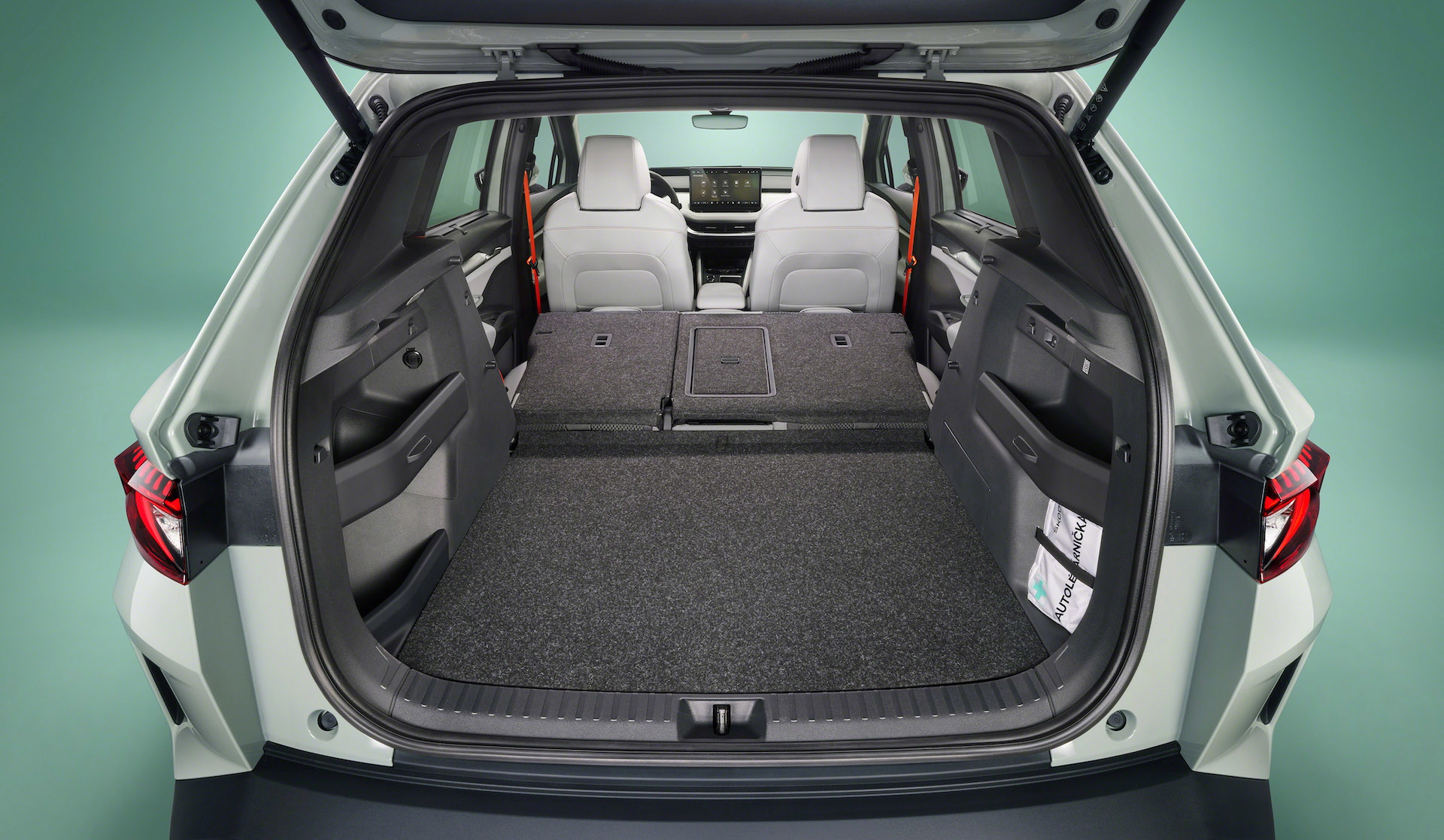 Amplio maletero del Škoda Elroq con gran capacidad de carga
