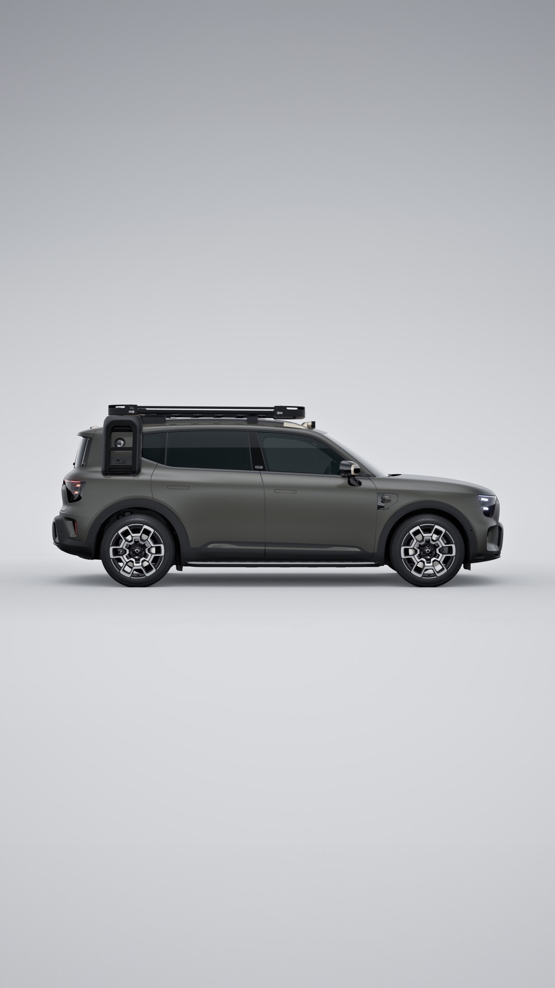 Vista lateral Smart #5, destacando su diseño de 4x4 moderno