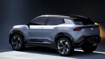 Vista lateral del prototipo Toyota Urban SUV con diseño vanguardista