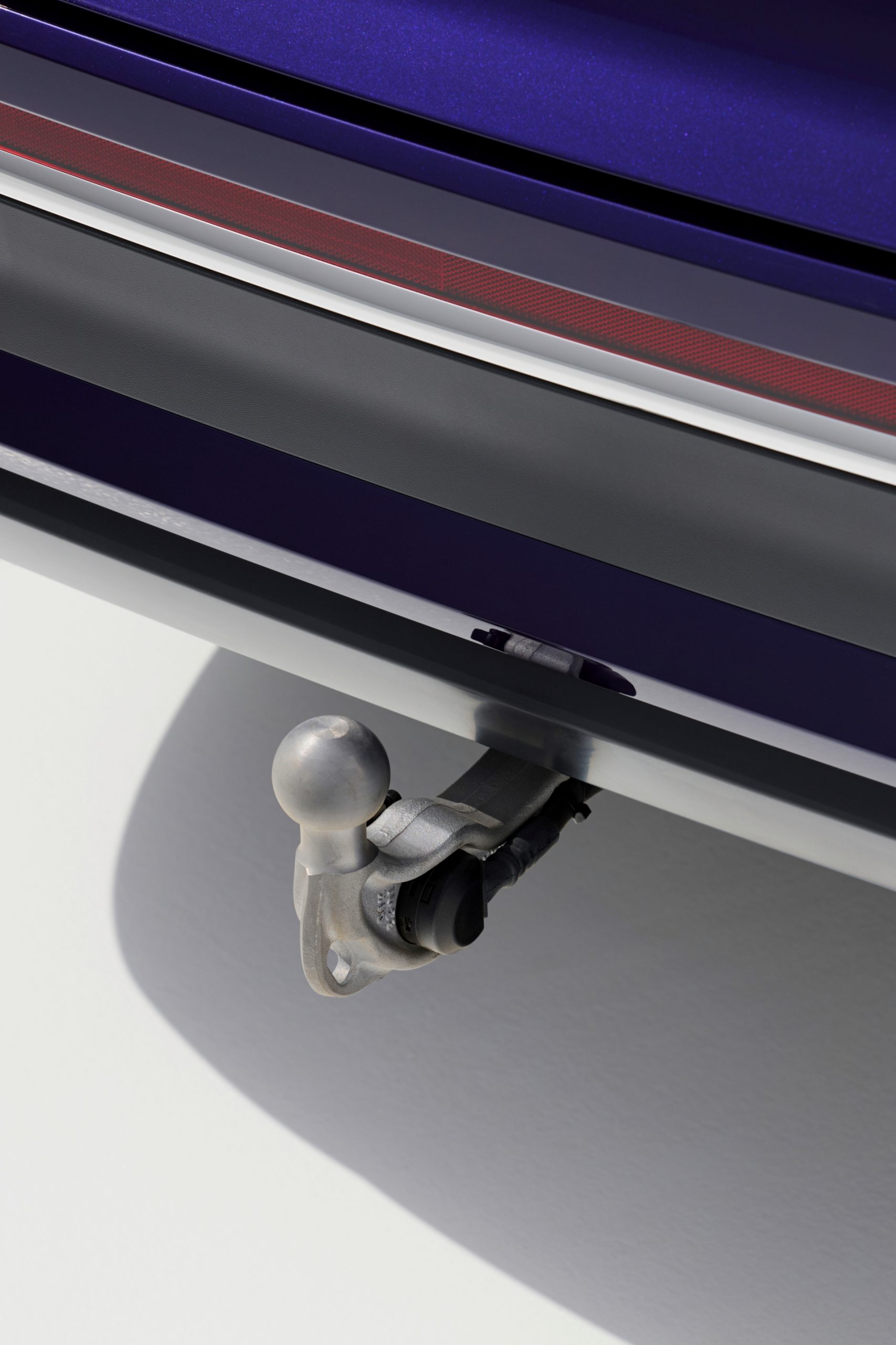 Enganche de remolque retráctil del Volkswagen Tayron 2025.