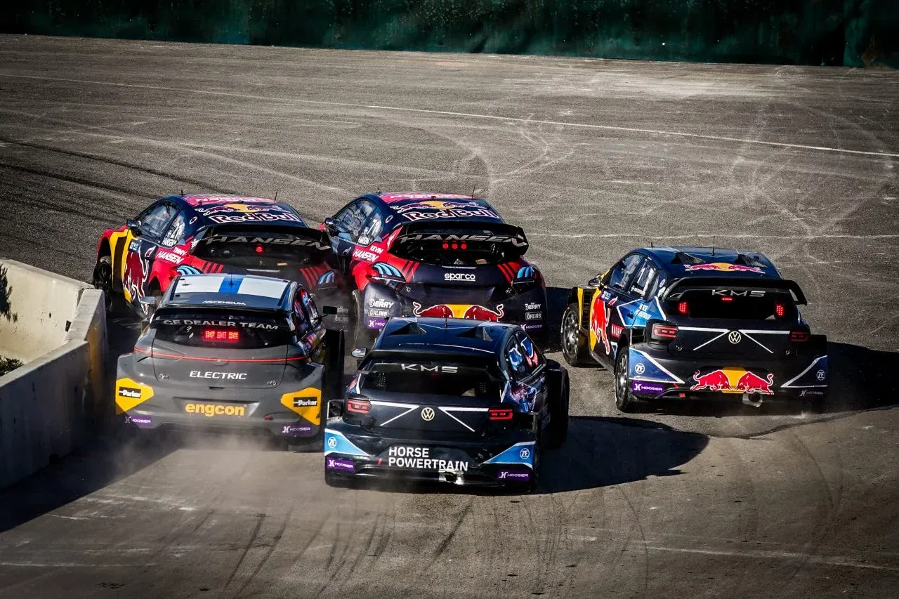 Atmosphere competes during the FIA World Rallycross Championship in Istanbul, Turkiye on November 09,2024