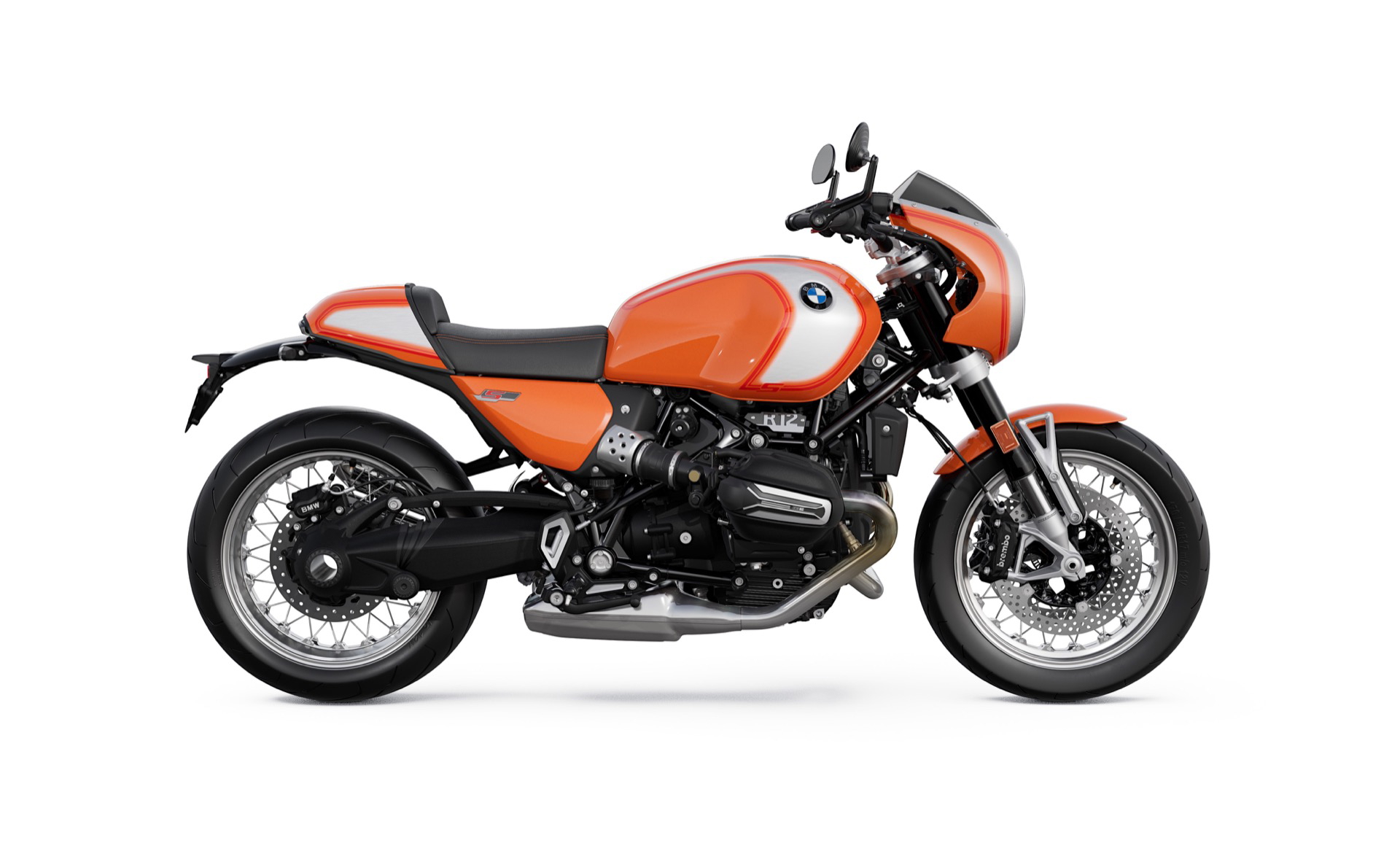 La BMW R 12 S 2025, fusión de modernidad y encanto vintage, destaca por su diseño audaz.