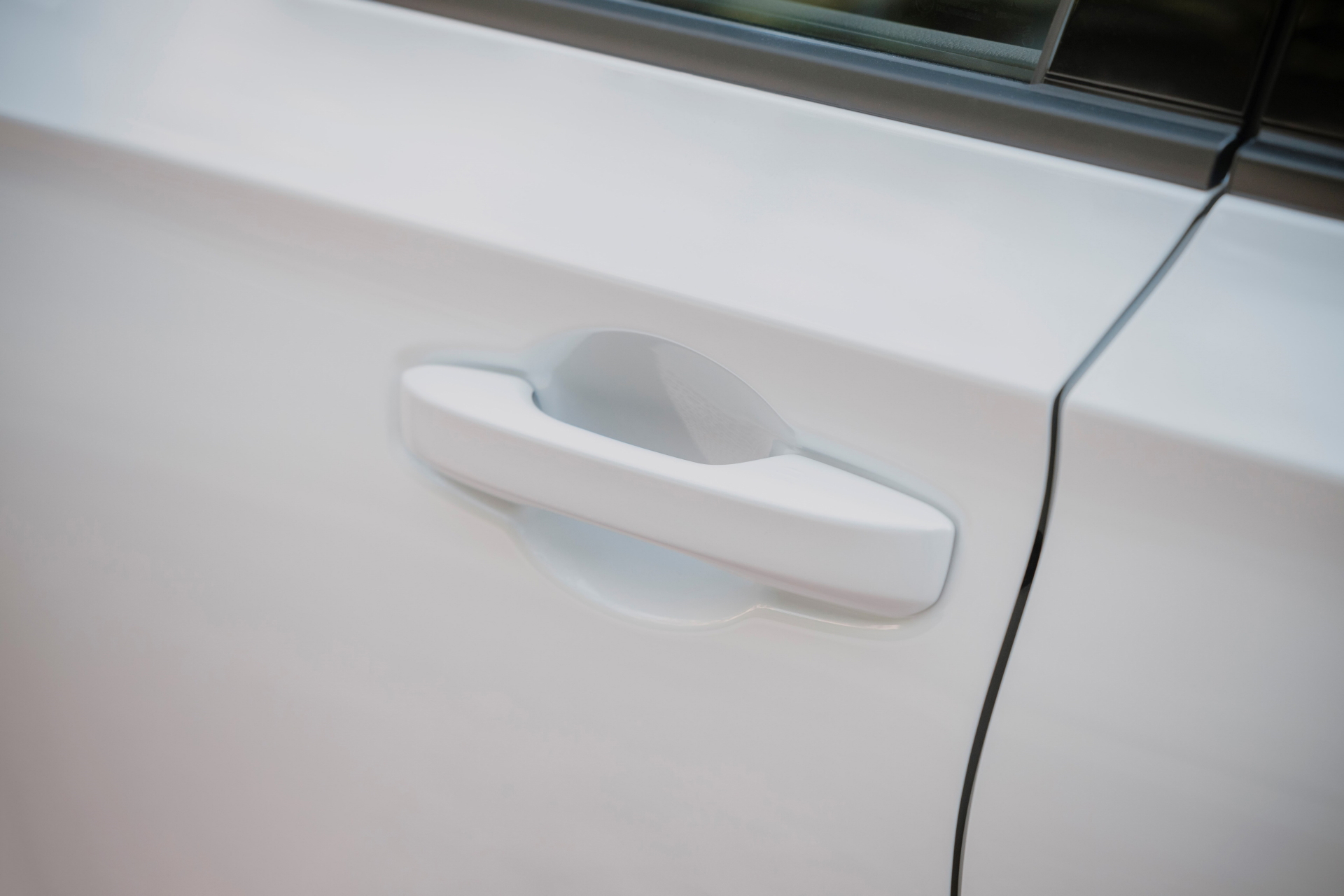 Muestra del diseño del tirador de la puerta del Honda Civic 2024.