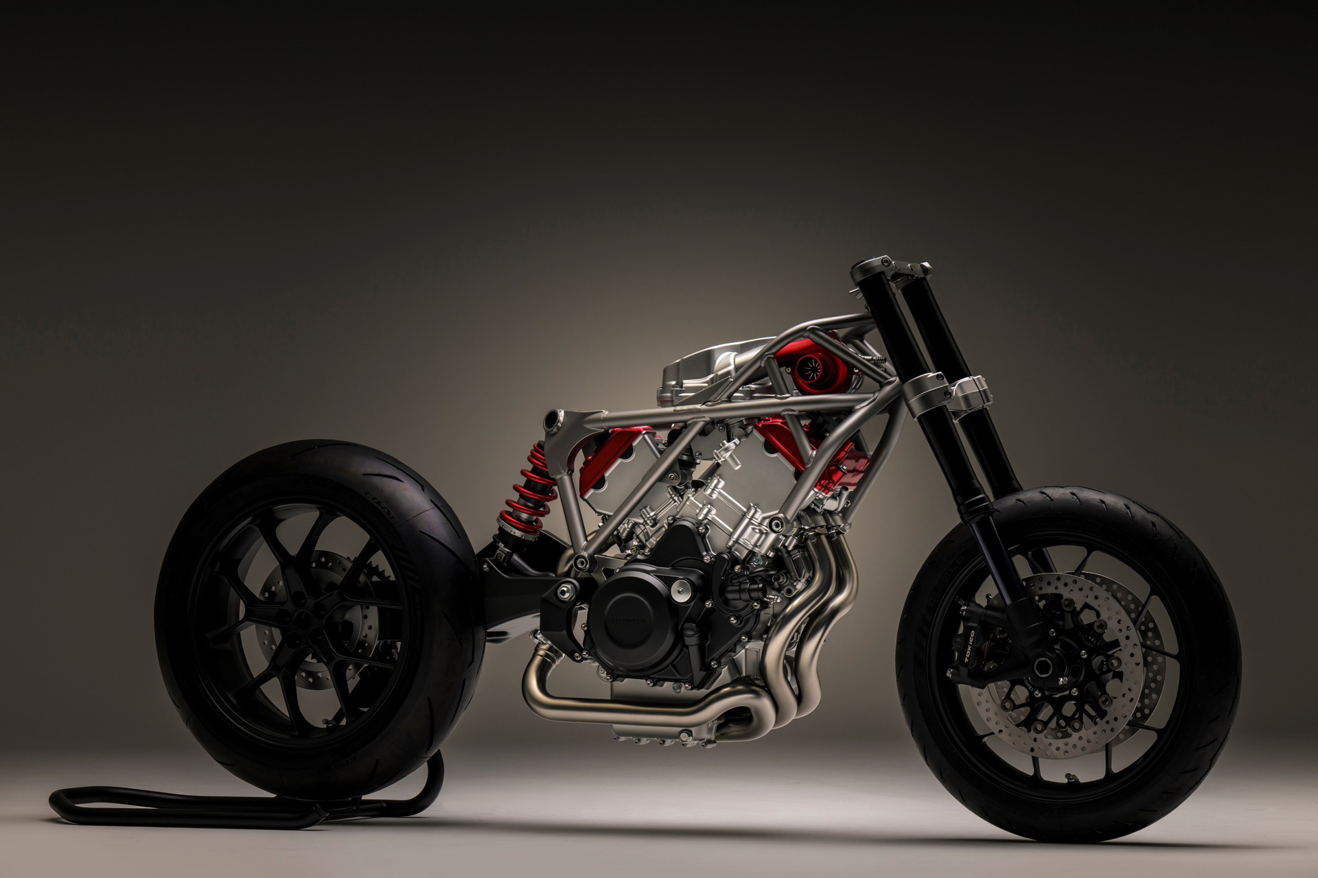 Último motor V3 de Honda con turbo eléctrico, exclusivo para motocicletas.