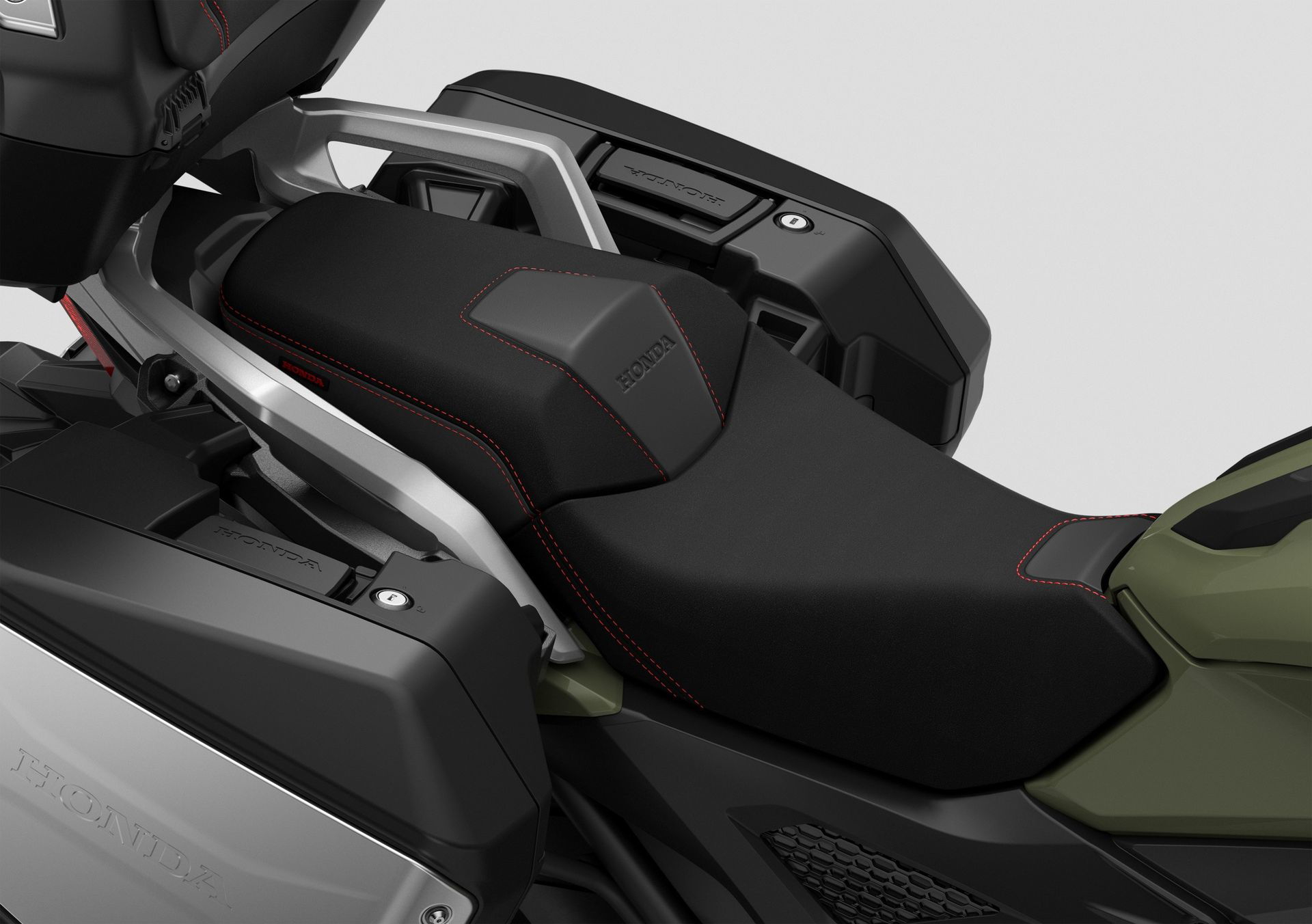 Asiento del Honda NC750X, cómodo y diseñado para largas distancias.