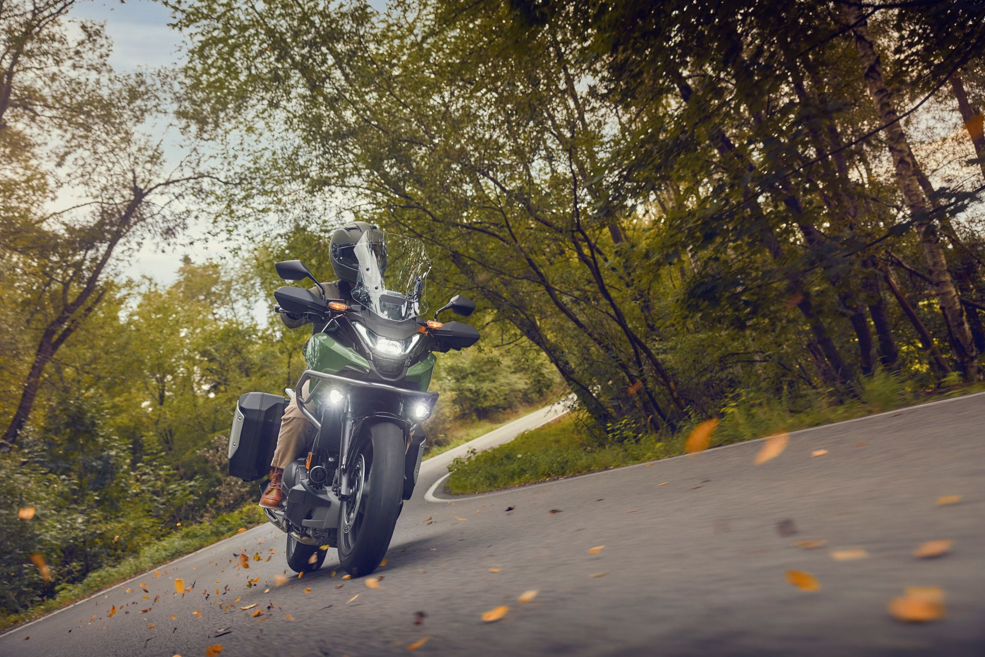 La Honda NC750X ofrece un diseño versátil para múltiples estilos de conducción.