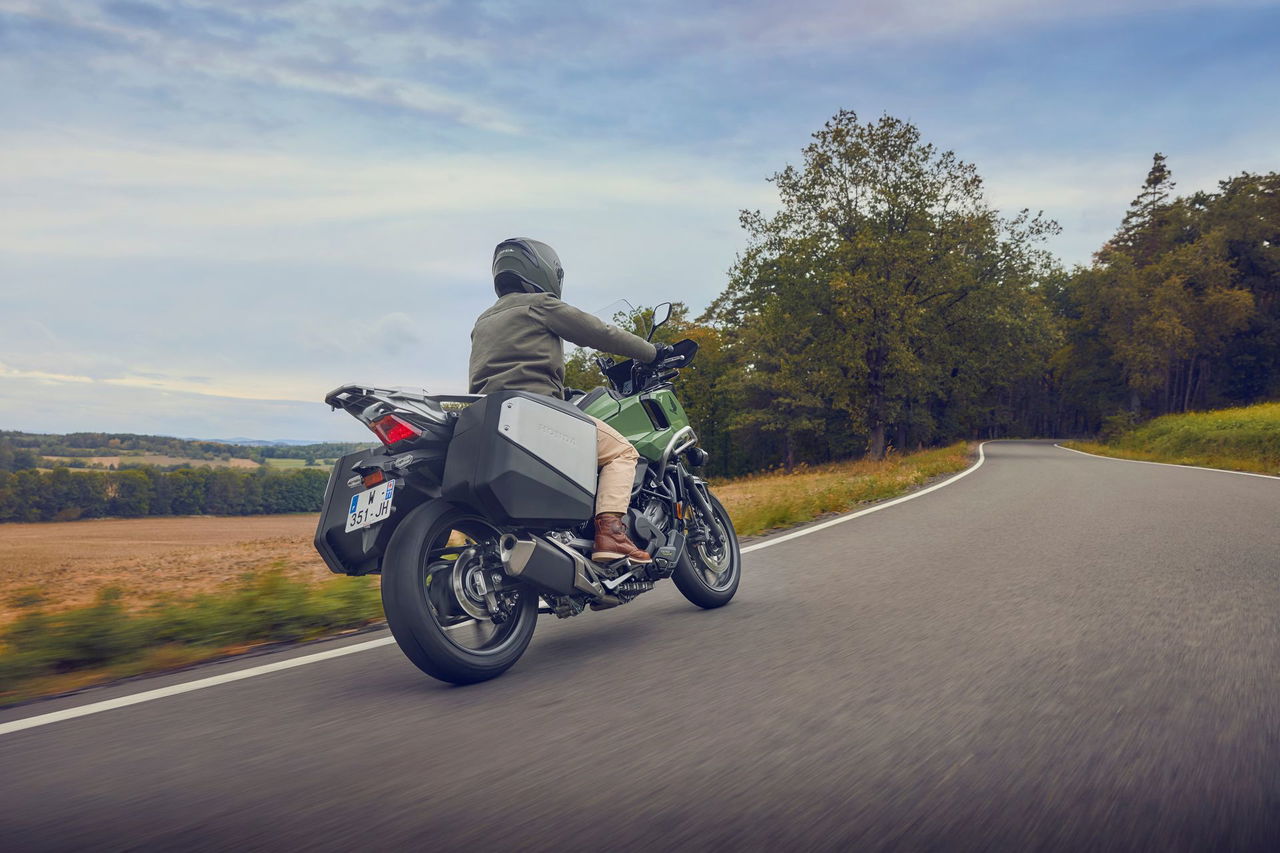 La Honda NC750X, versátil y económica, ofrece un consumo de 3,5 l/100 km.