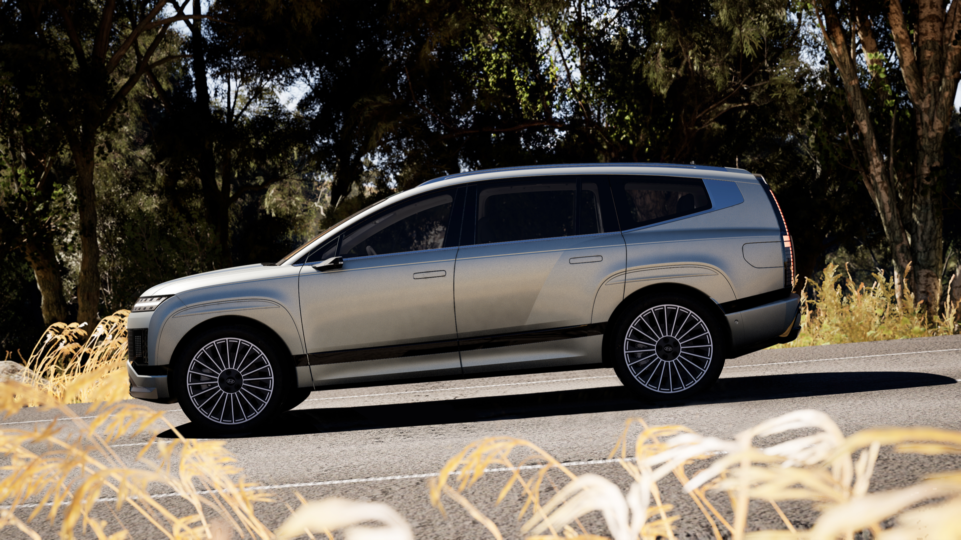 El Hyundai Ioniq 9 destaca por su diseño ágil y espacioso, ideal para familias.