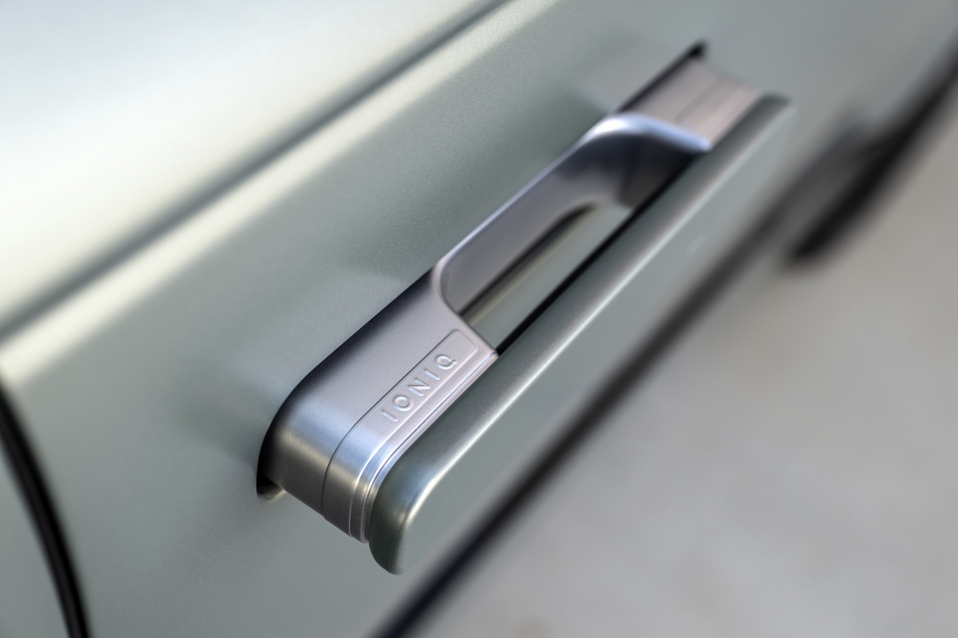 Mantenimiento de alta calidad en el tirador de la puerta del Hyundai Ioniq 9.
