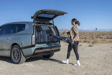 El Hyundai Ioniq 9 ofrece un amplio maletero, ideal para viajes familiares con espacio para 7.