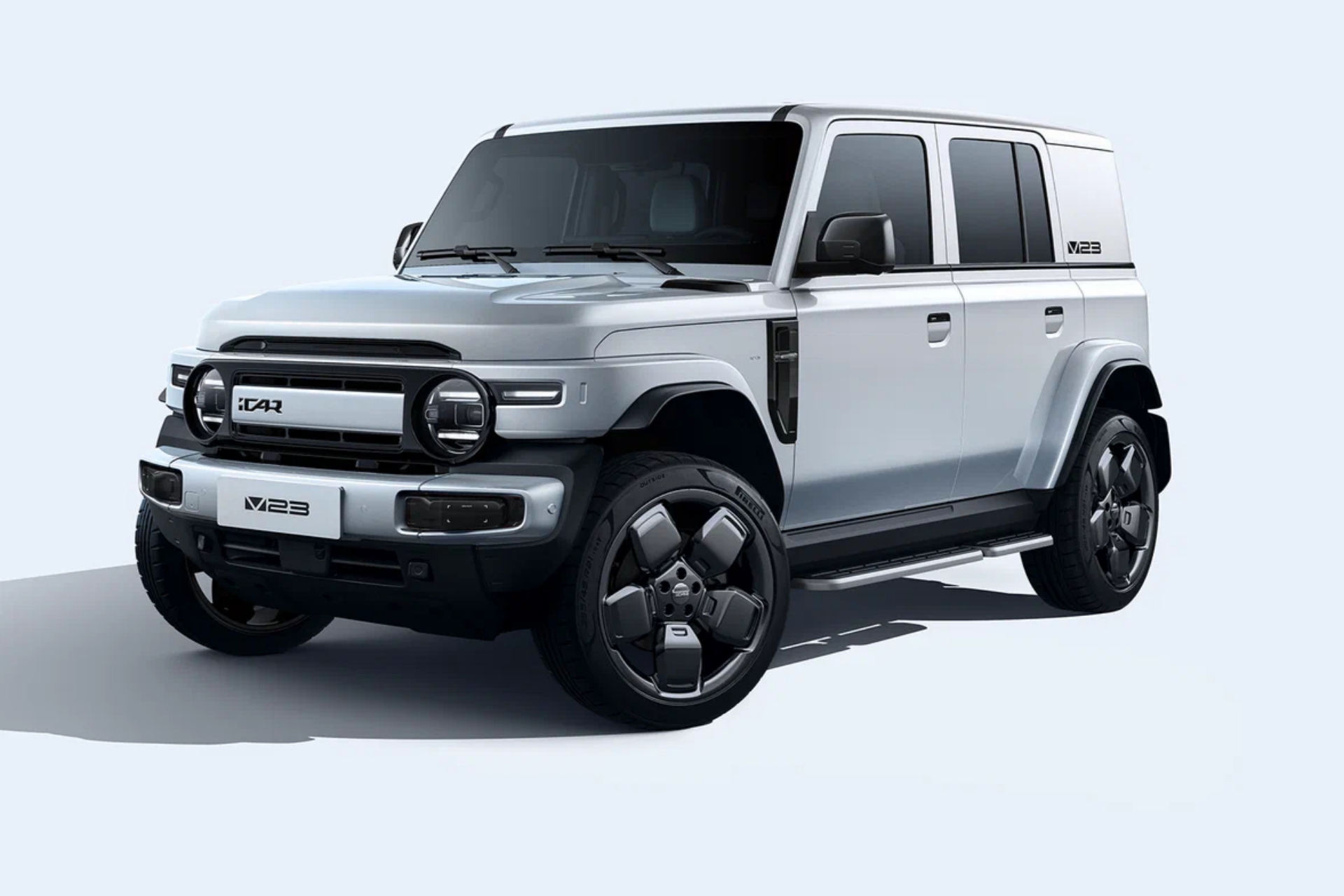 El iCar es un todoterreno compacto con un diseño robusto y elegante.