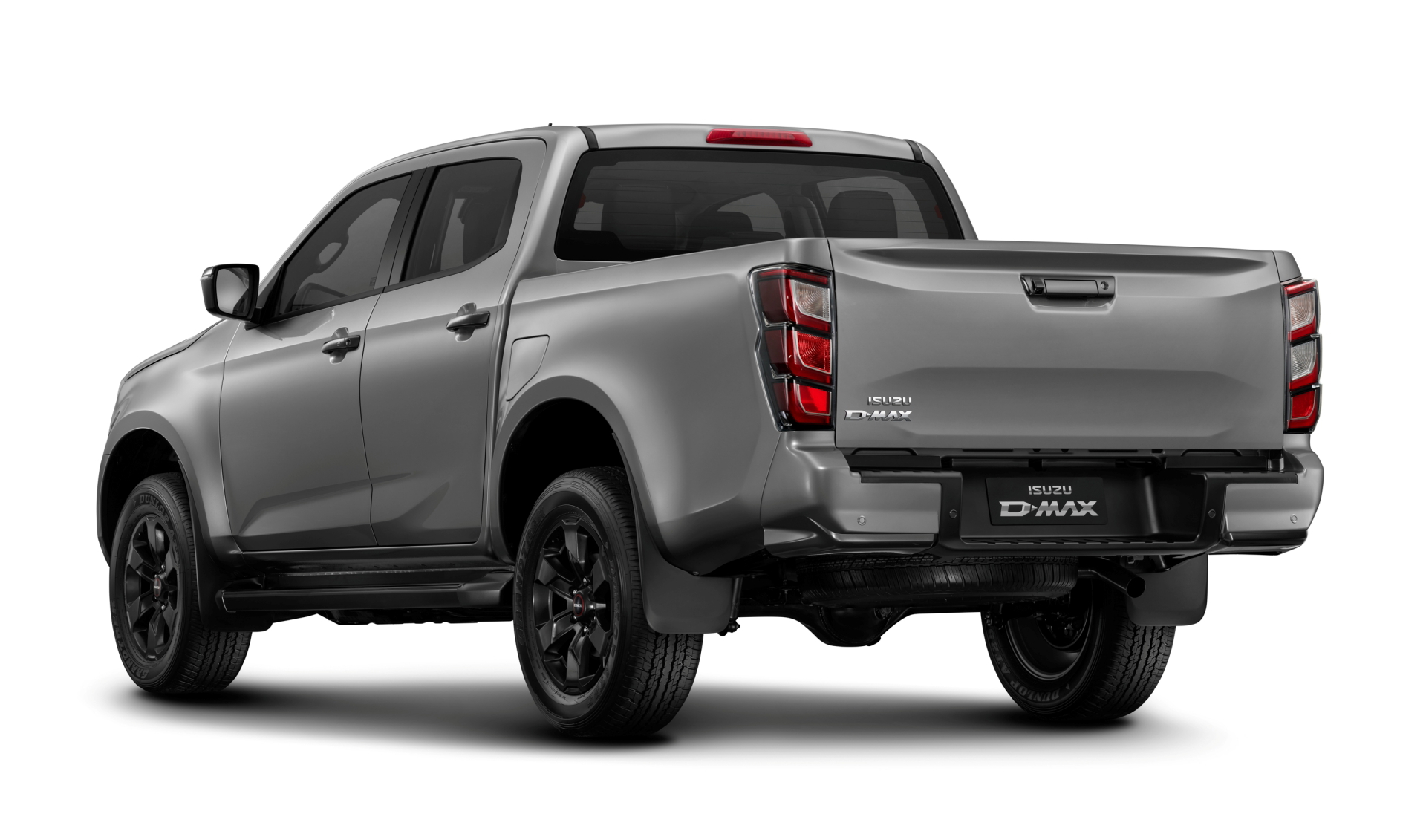 Vista trasera y lateral del Isuzu D-MAX, destaca su robustez y diseño funcional.