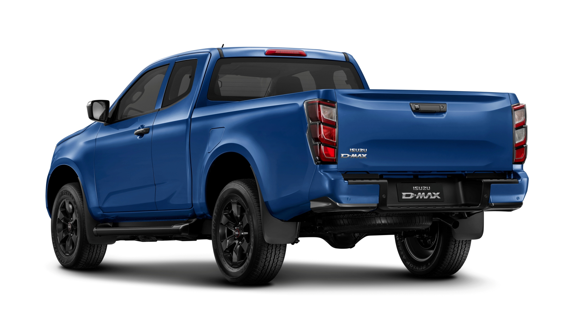 Vista lateral y trasera del Isuzu D-MAX, destacando su robustez y diseño moderno.