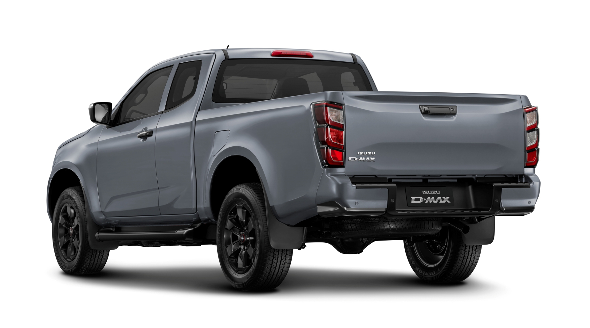 Vista posterior y lateral del Isuzu D-MAX, resaltando su robustez y diseño funcional.