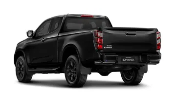Vista trasera y lateral del Isuzu D-MAX 2025, ideal para terrenos difíciles.