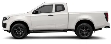 Vista lateral del Isuzu D-MAX 2025, destacando su diseño robusto y funcional.