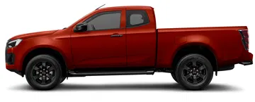 Vista lateral del Isuzu D-MAX 2025, resaltando su robustez y diseño funcional.