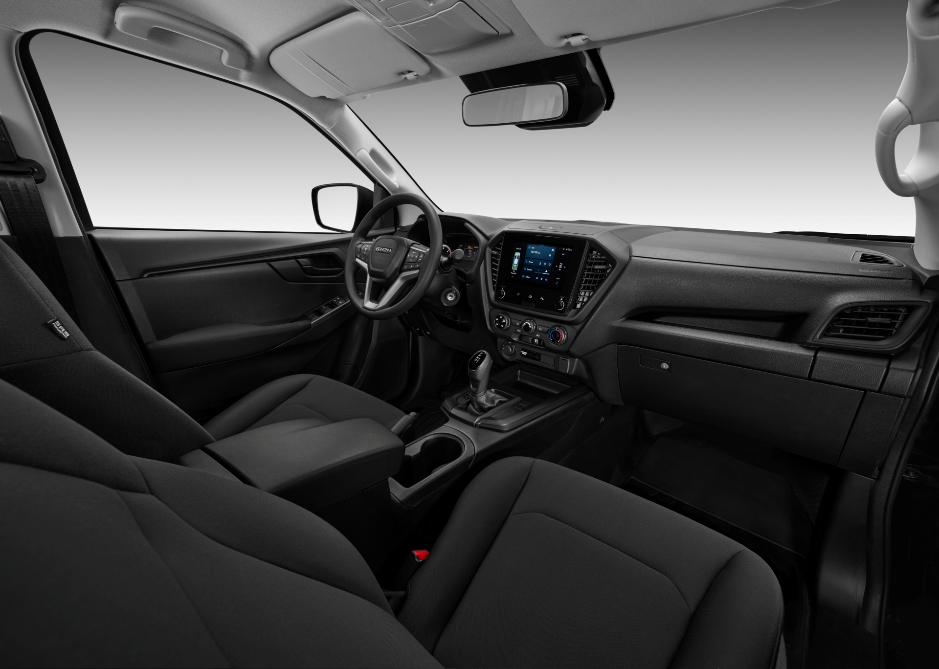 Interior del Isuzu D-MAX 2025, destaca por su ergonomía y materiales de alta calidad.