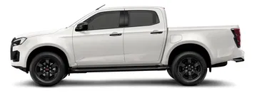 Vista lateral del Isuzu D-MAX 2025, robusto y versátil para cualquier terreno.