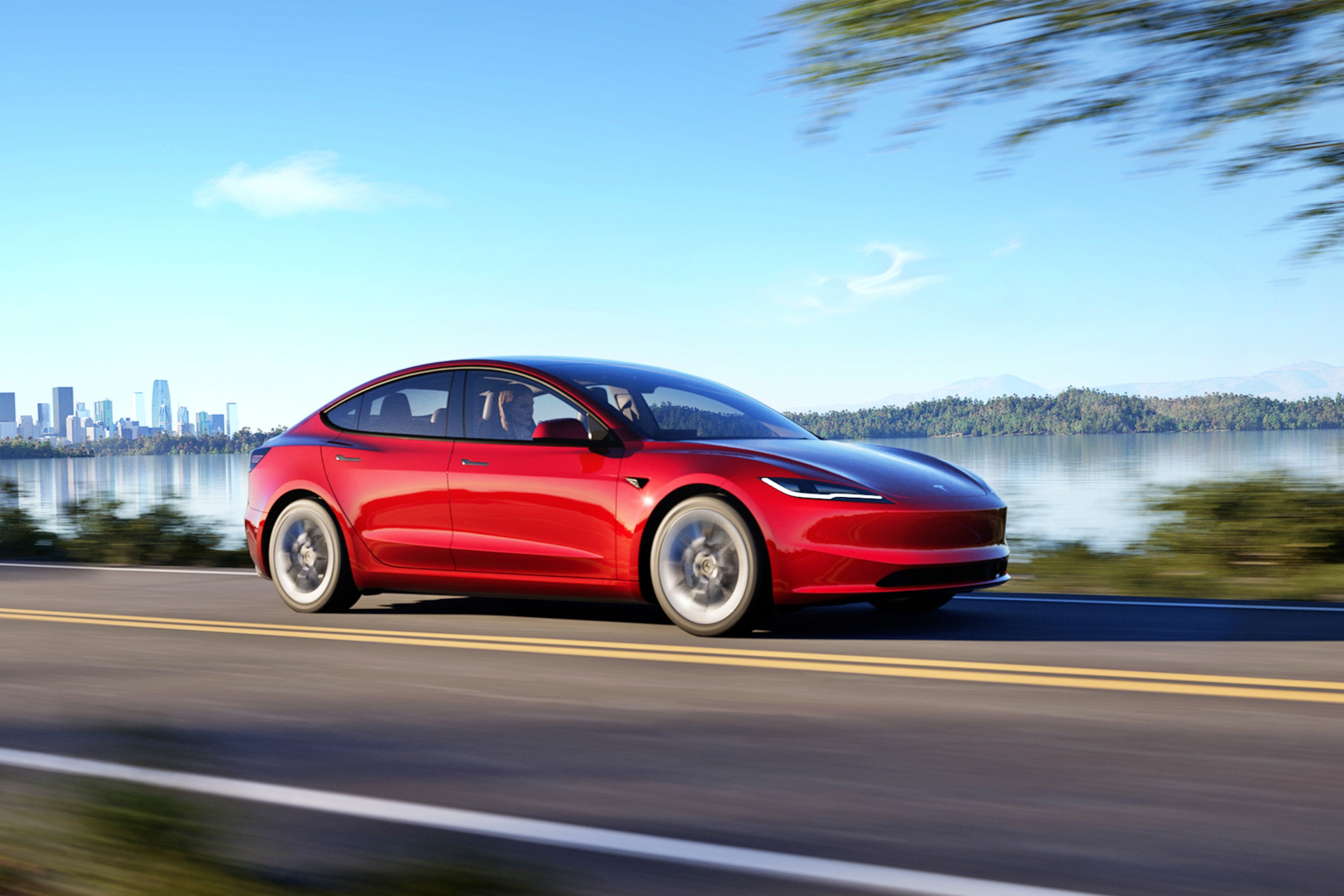 Nuevo Tesla Model 3, con 283 CV y diseño aerodinámico, ideal para los amantes de la eficiencia.
