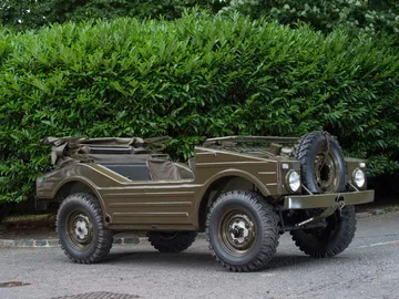 Porsche 597 Jagdwagen, rival del Jeep Willys con su inconfundible diseño 4x4.