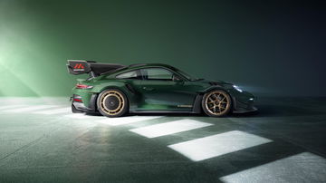 El Porsche 911 GT3 RS de Manthey Racing, pura potencia y aerodinámica.