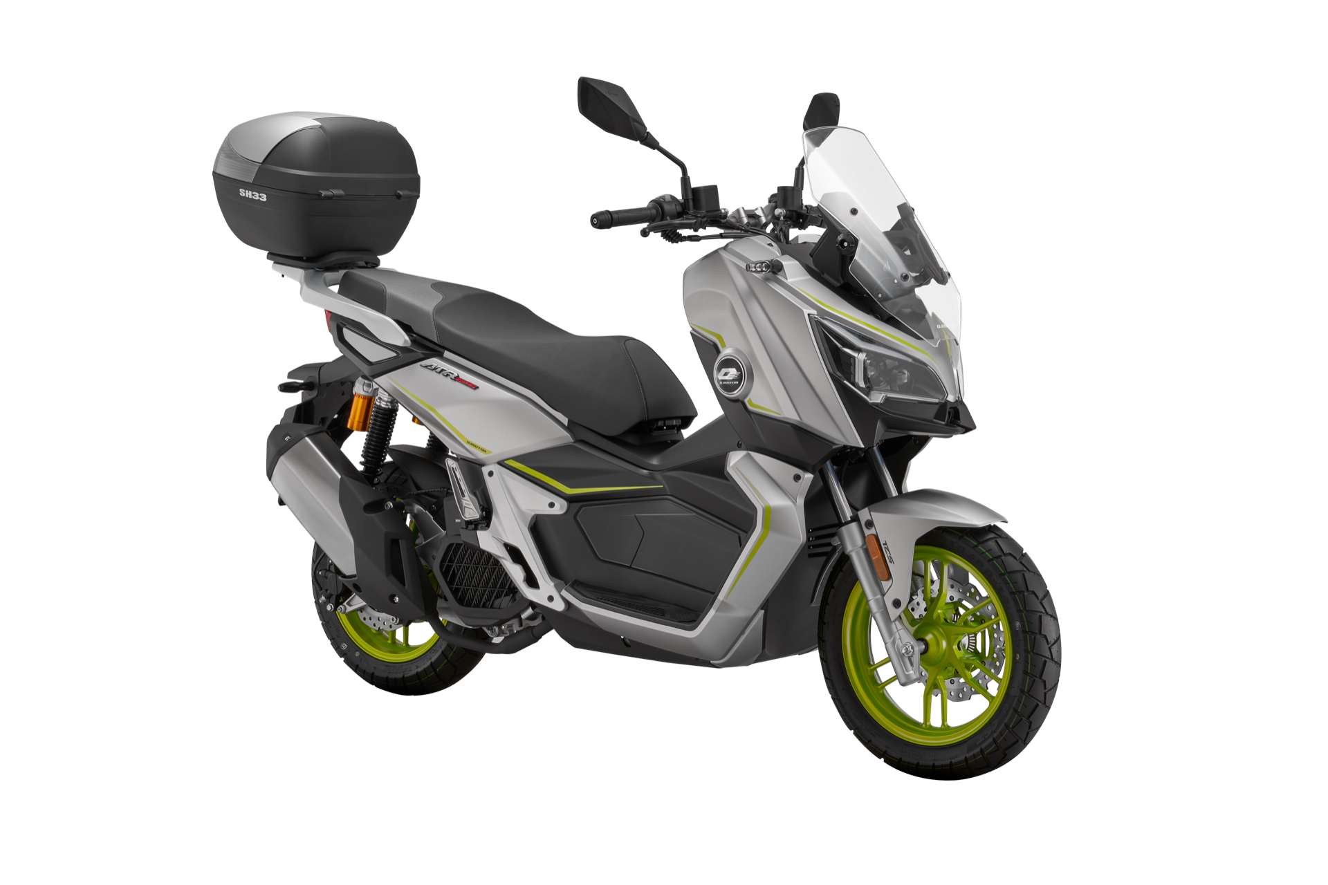 La QJ Motor ATR 125 es un scooter eficiente y ligero, ideal para el tráfico urbano.