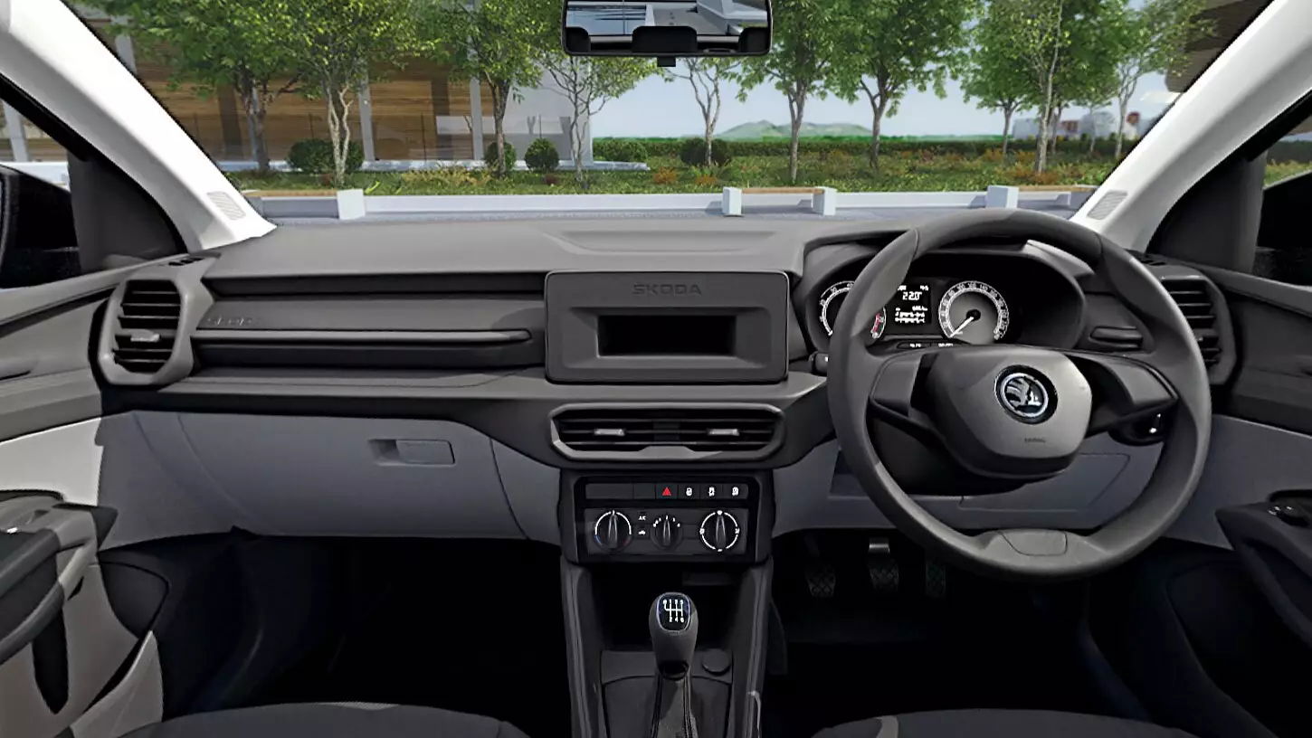 Interior del Skoda Kylaq, moderno y funcional, ideal para familias. 