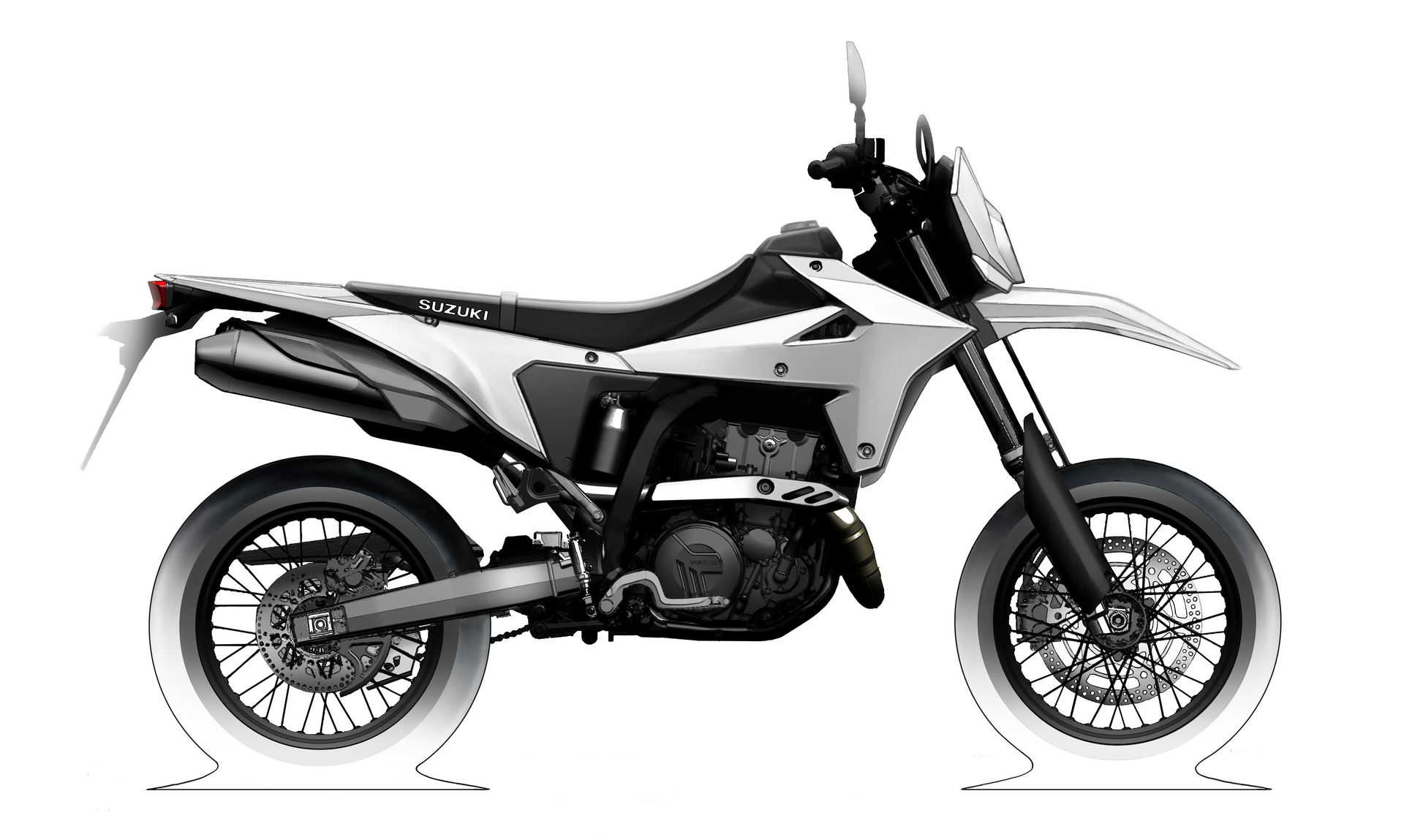 La Suzuki DR-Z4SM es una moto ágil y potente ideal para el uso diario