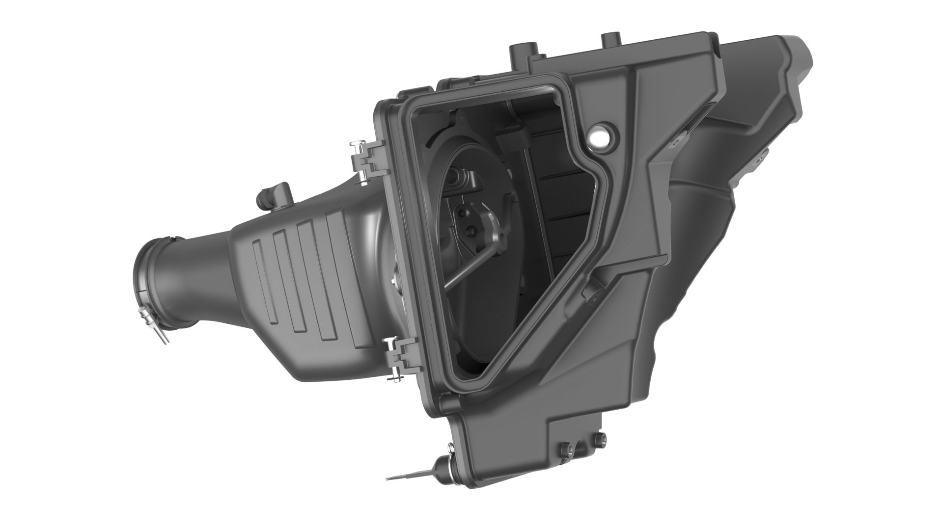 Imagen del sistema de admisión del Suzuki DR-Z4SM, optimizando el rendimiento.