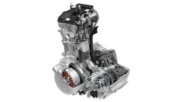 Motor potente y ligero que potencia el rendimiento del Suzuki DR-Z4SM.