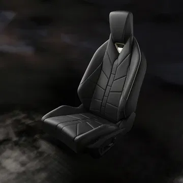 Asiento del DS No. 8, que combina confort y diseño distintivo.