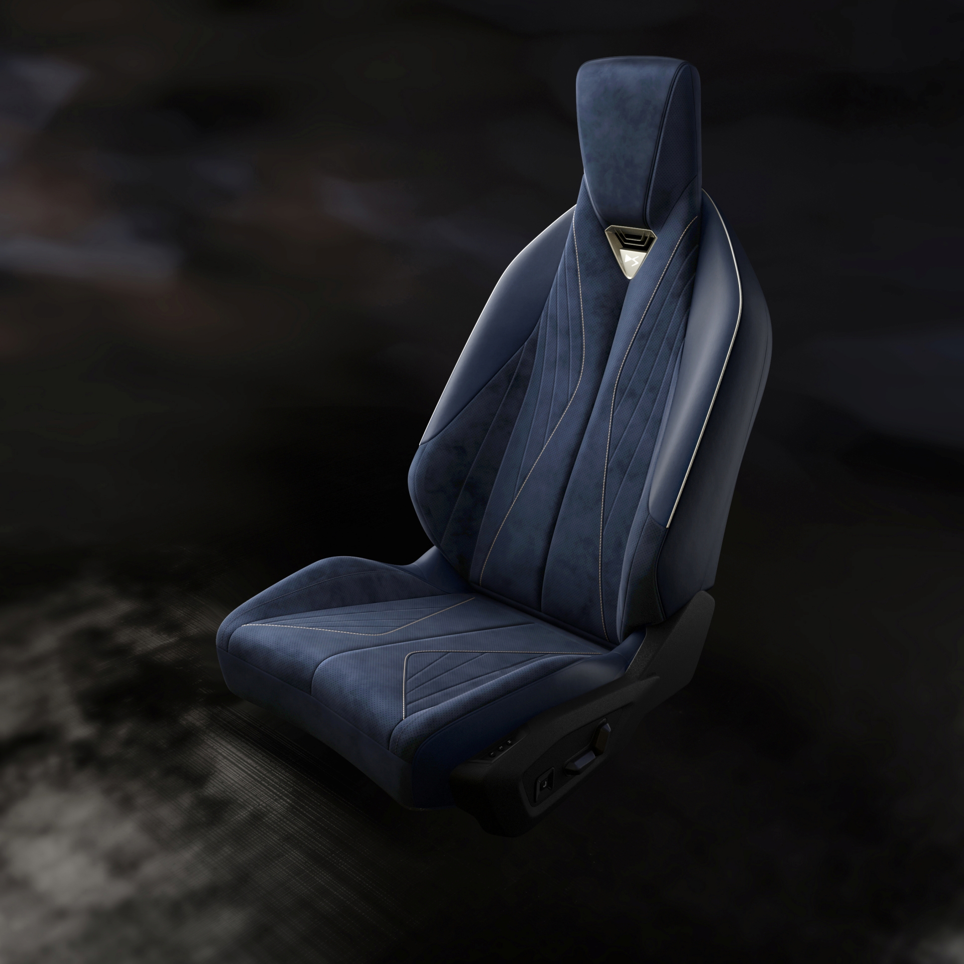 Detalle del asiento, muestra el diseño ergonómico y la calidad de los materiales.