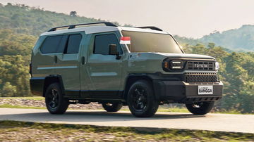 El Toyota Hilux Rangga es un todoterreno ideal para aventuras, con diseño robusto.
