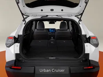 Imagen del maletero del Toyota Urban Cruiser, muestra su espacio y diseño práctico.