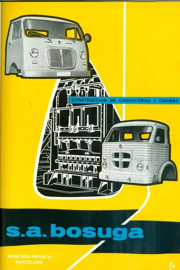 Gráfica de construcción de cabinas de S.A. Bosuga, un referente en diseño automotriz.